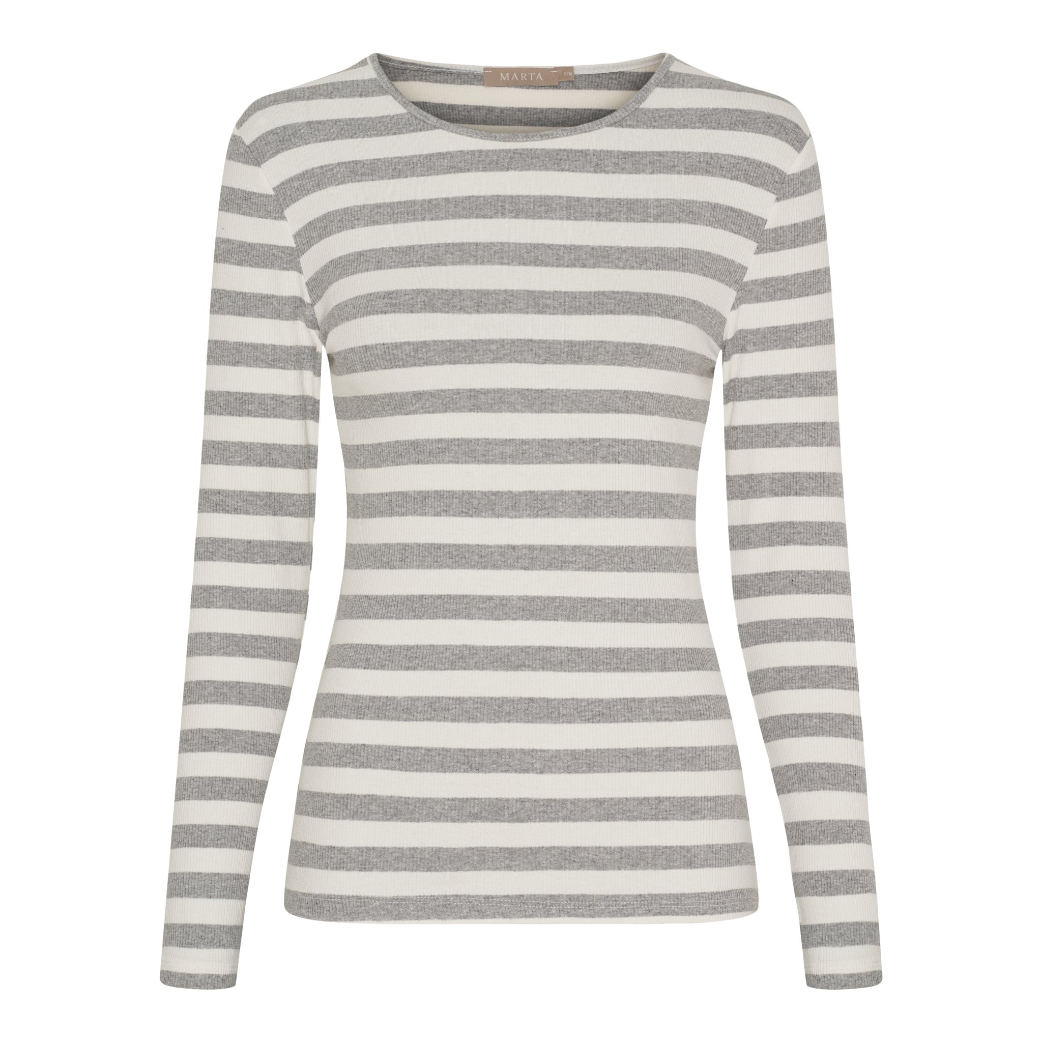MDC Begonia LS tee grey melange - Online-Mode