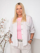 MDC Daira hør shirt sabbia - Online-Mode
