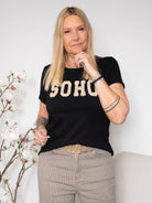 MDC Herdis tee black/beige - Online-Mode