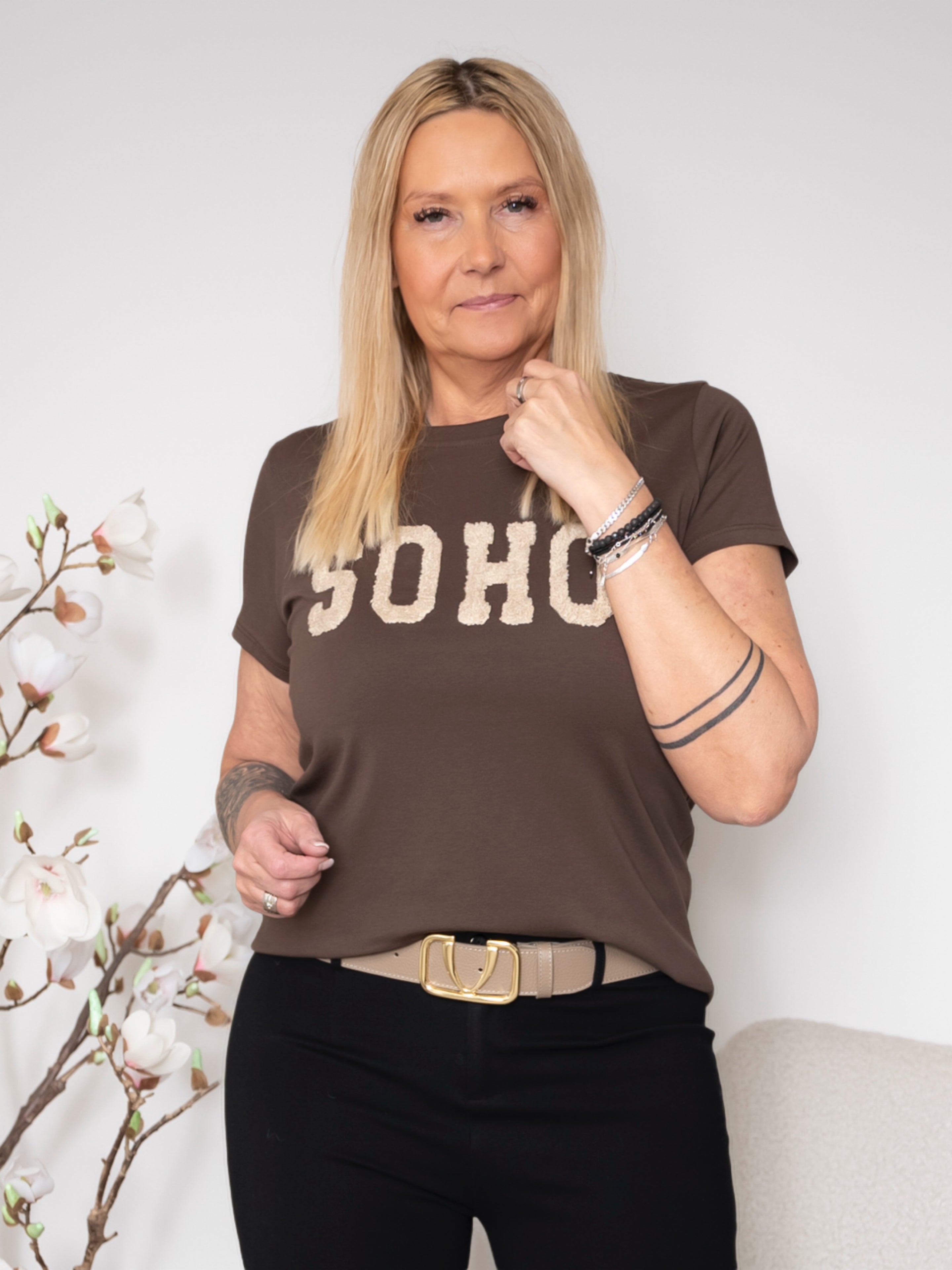 MDC Herdis tee moro/beige - Online-Mode
