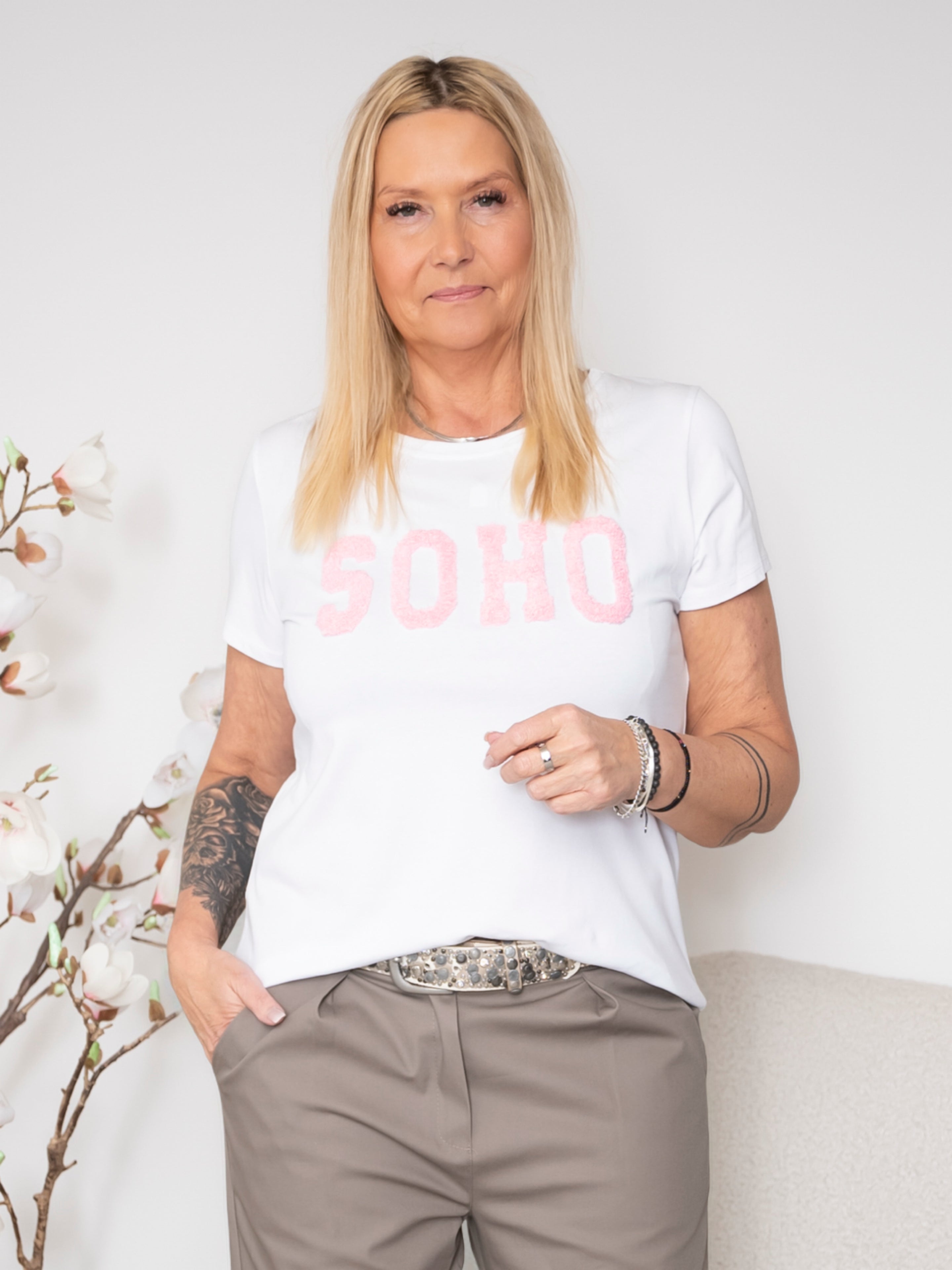 MDC Herdis tee white/baby - Online-Mode