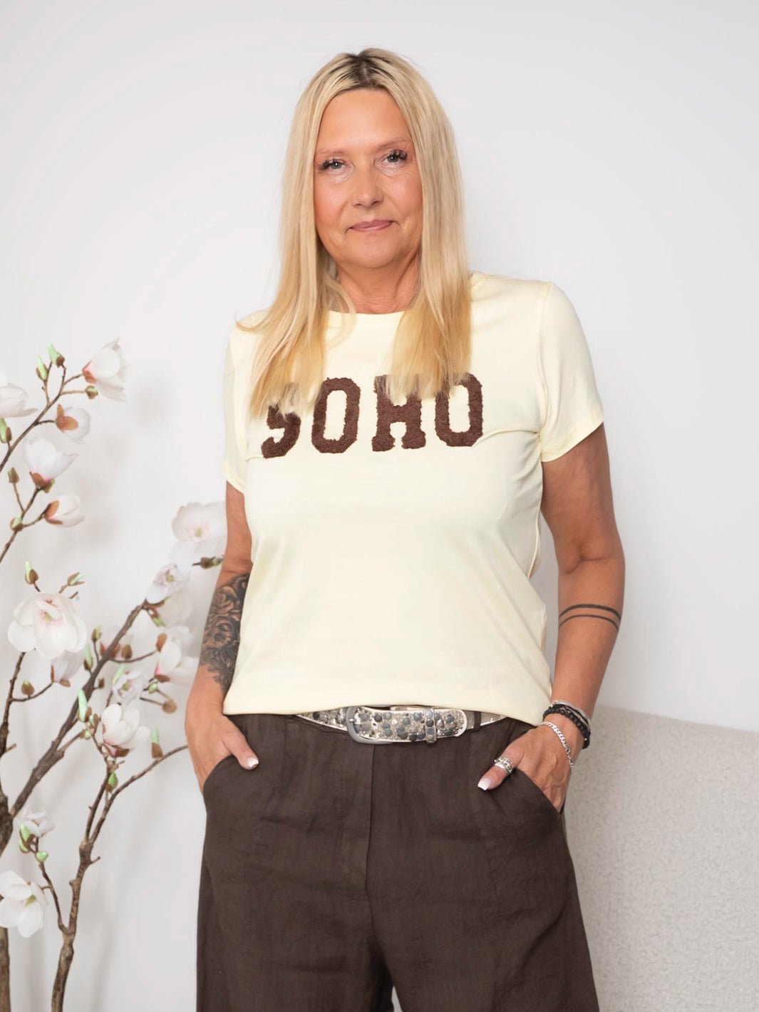 MDC Herdis tee yellow/moro - Online-Mode