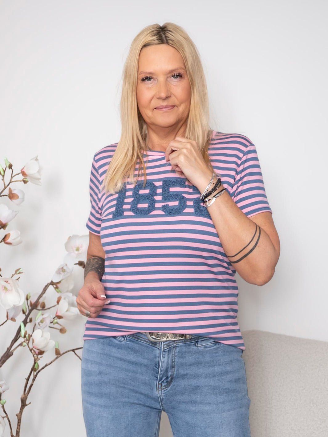 MDC Hertha tee pink/jeans - Online-Mode
