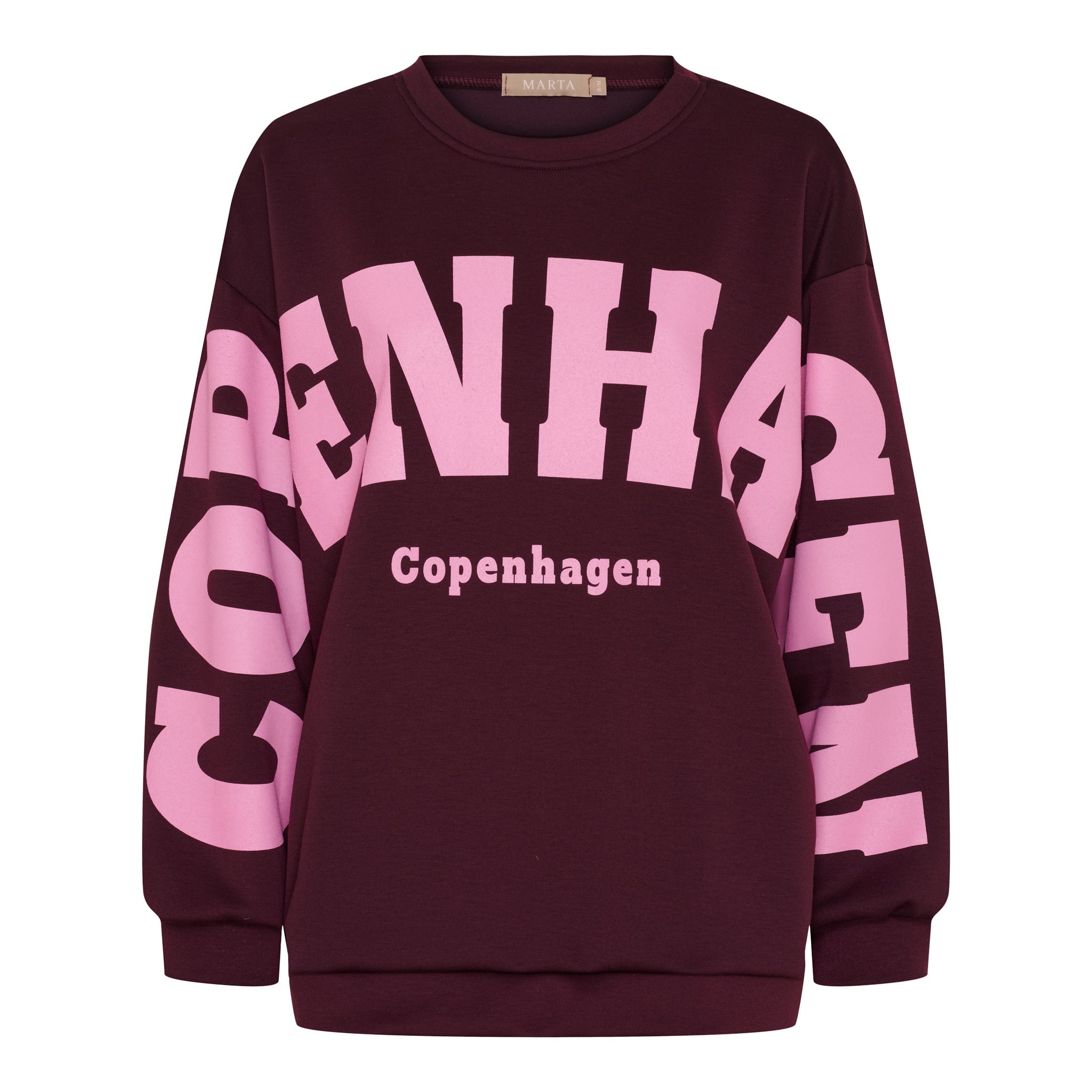 MDC Hibiscus sweatshirt bordeaux - Online-Mode