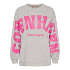 MDC Hibiscus sweatshirt grey/pink - Online-Mode