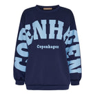 MDC Hibiscus sweatshirt navy/sky - Online-Mode