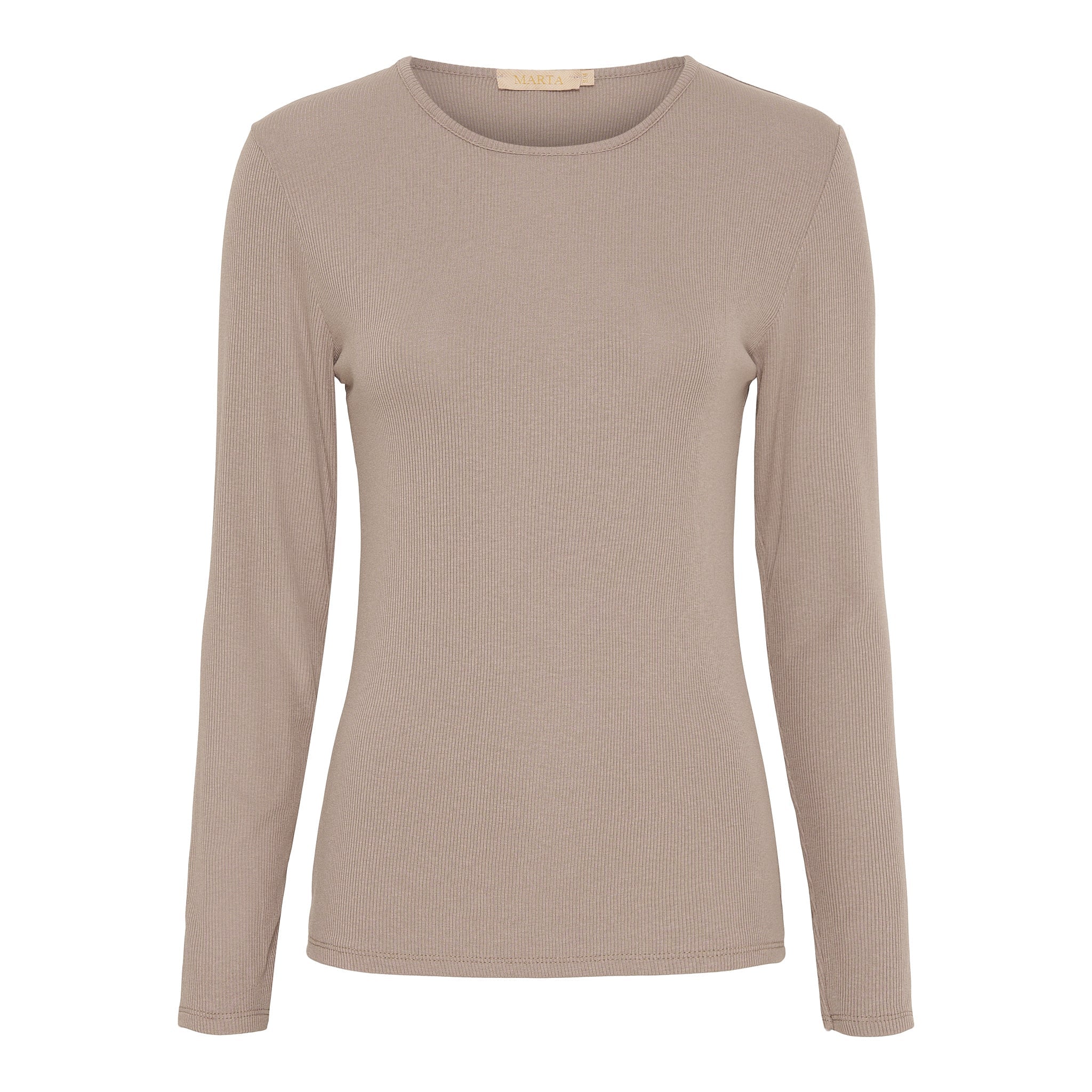 MDC Ingrid longshirt tee solid fango - Online-Mode