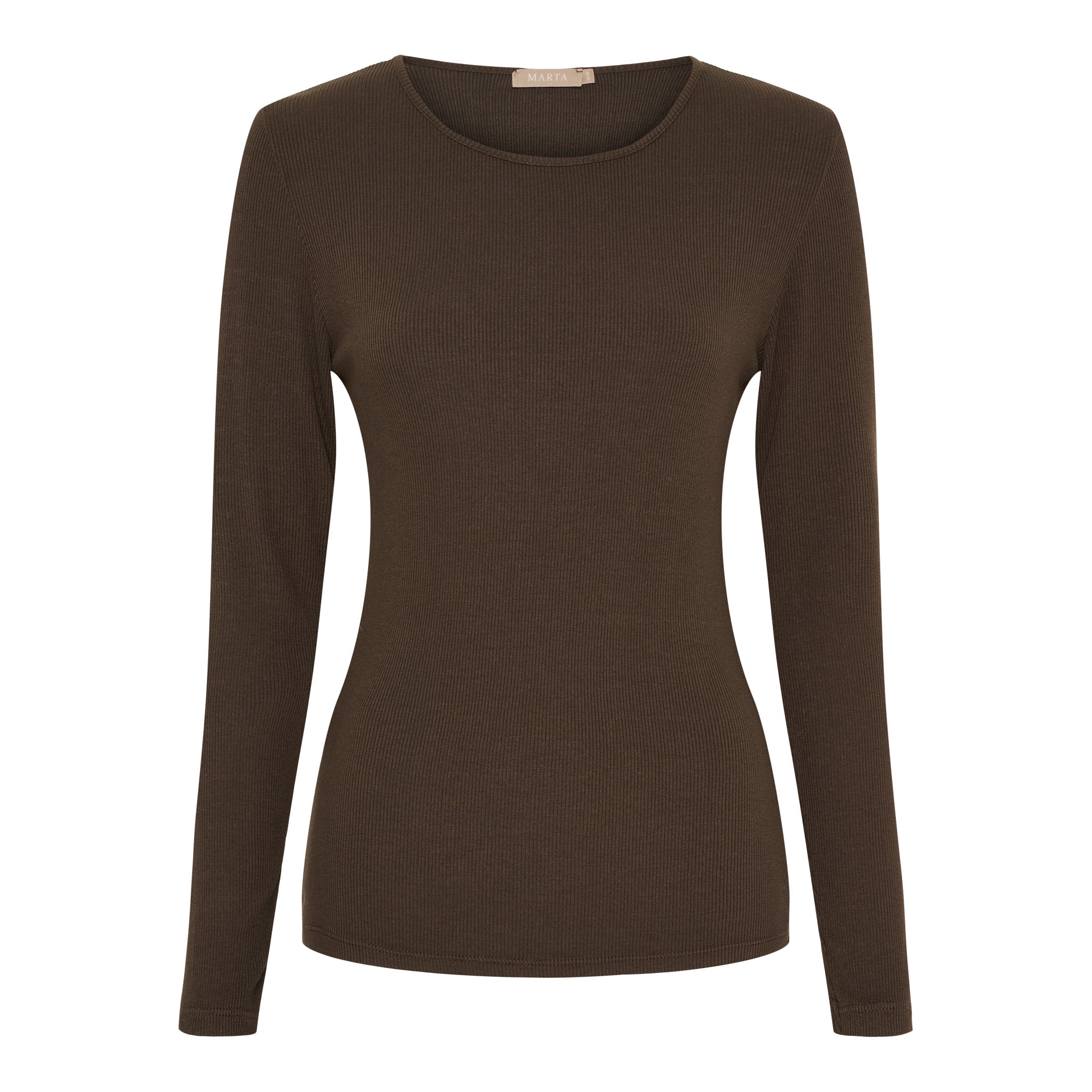 MDC Ingrid longshirt tee solid moro - Online-Mode