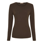MDC Ingrid longshirt tee solid moro - Online-Mode