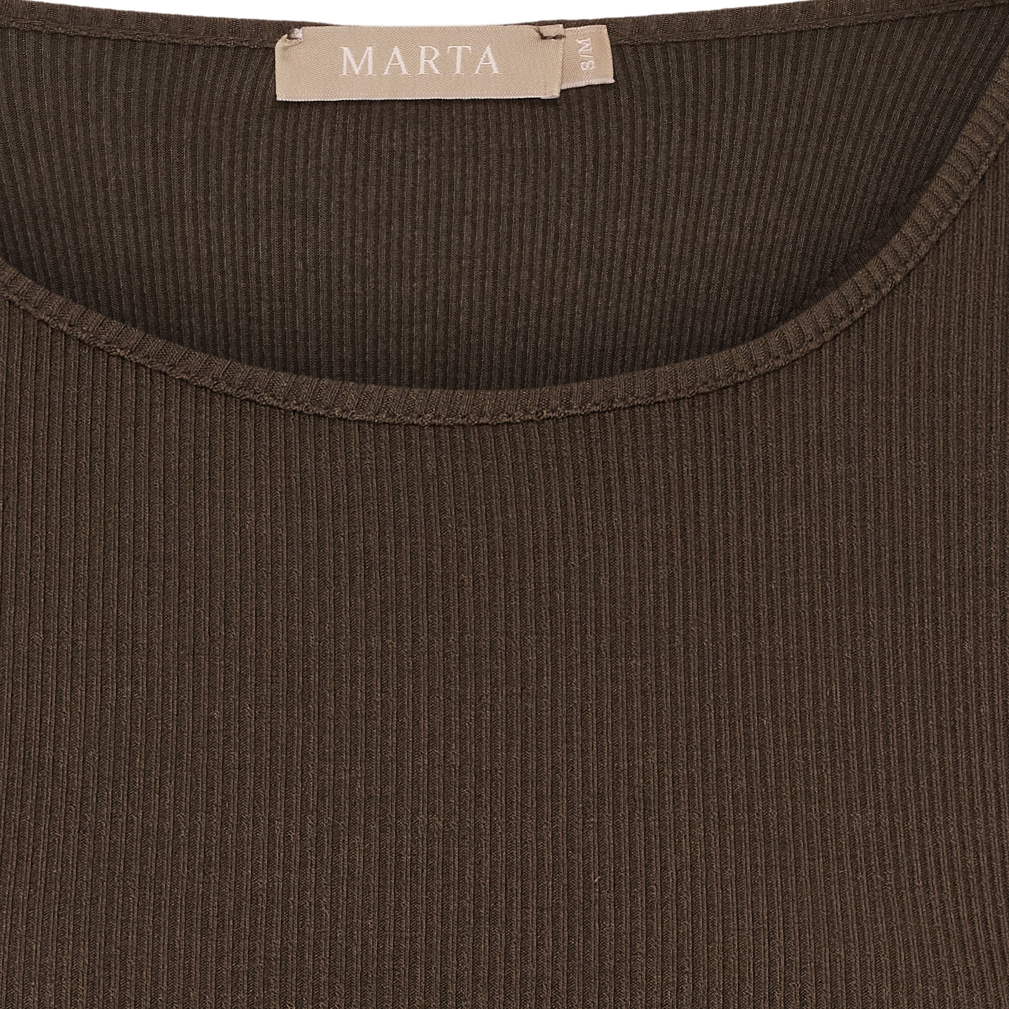 MDC Ingrid longshirt tee solid moro - Online-Mode