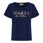 MDC Jeanette tee navy - Online-Mode