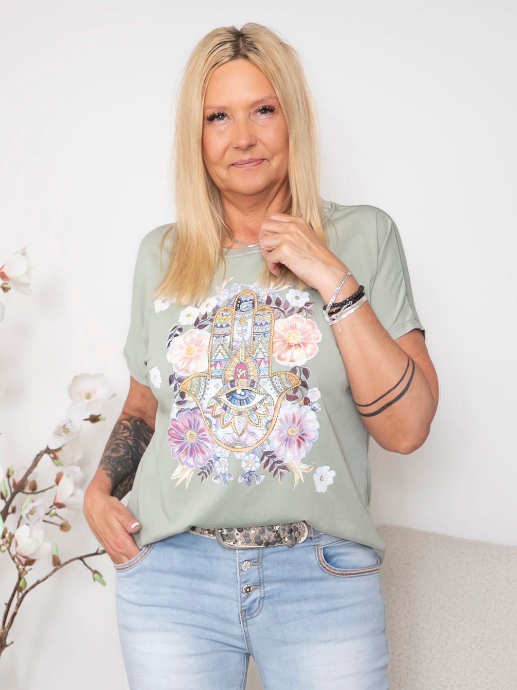MDC Jessia tee military - Online-Mode