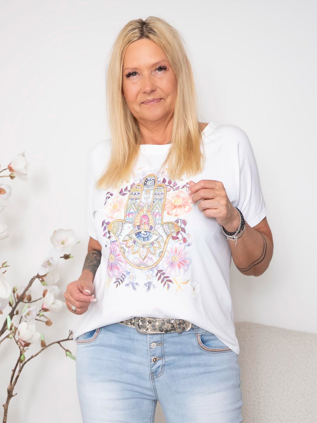 MDC Jessia tee white - Online-Mode