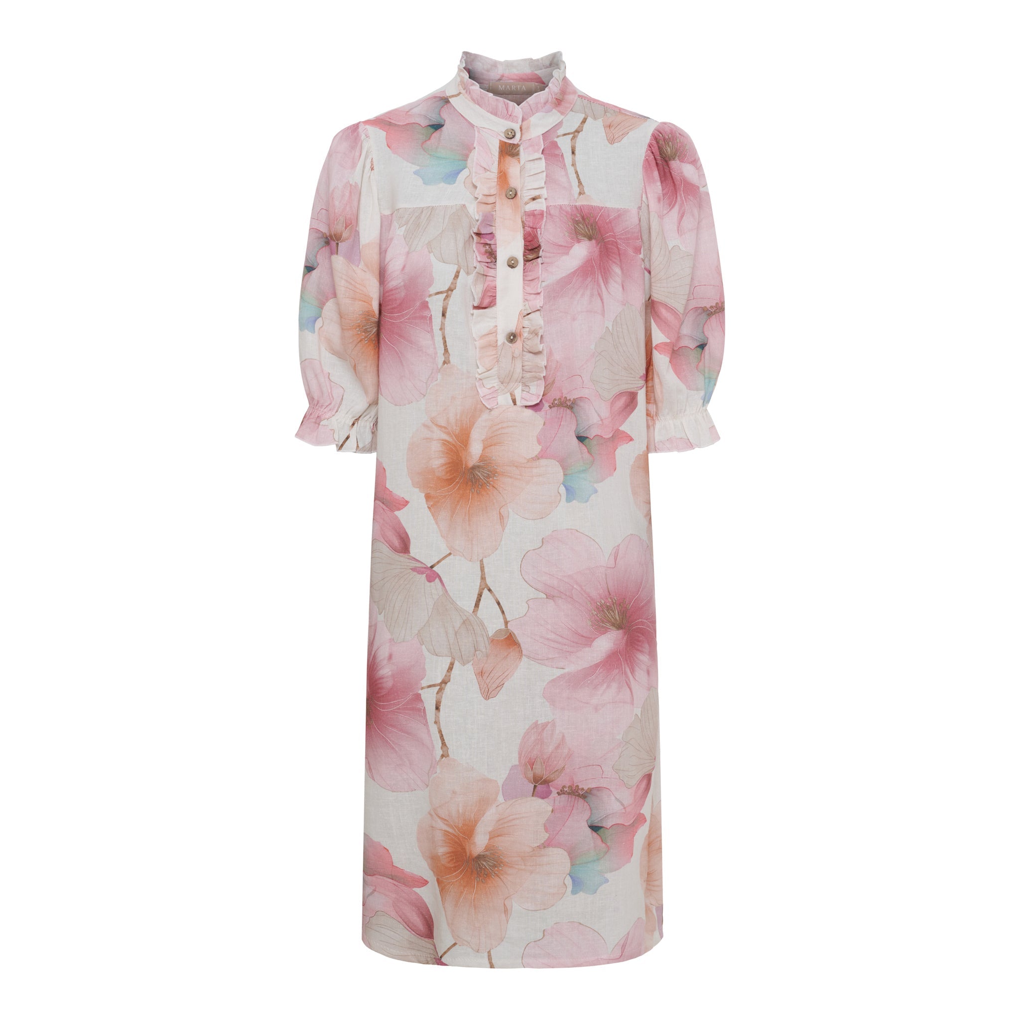 MDC Joella dress pink flower - Online-Mode