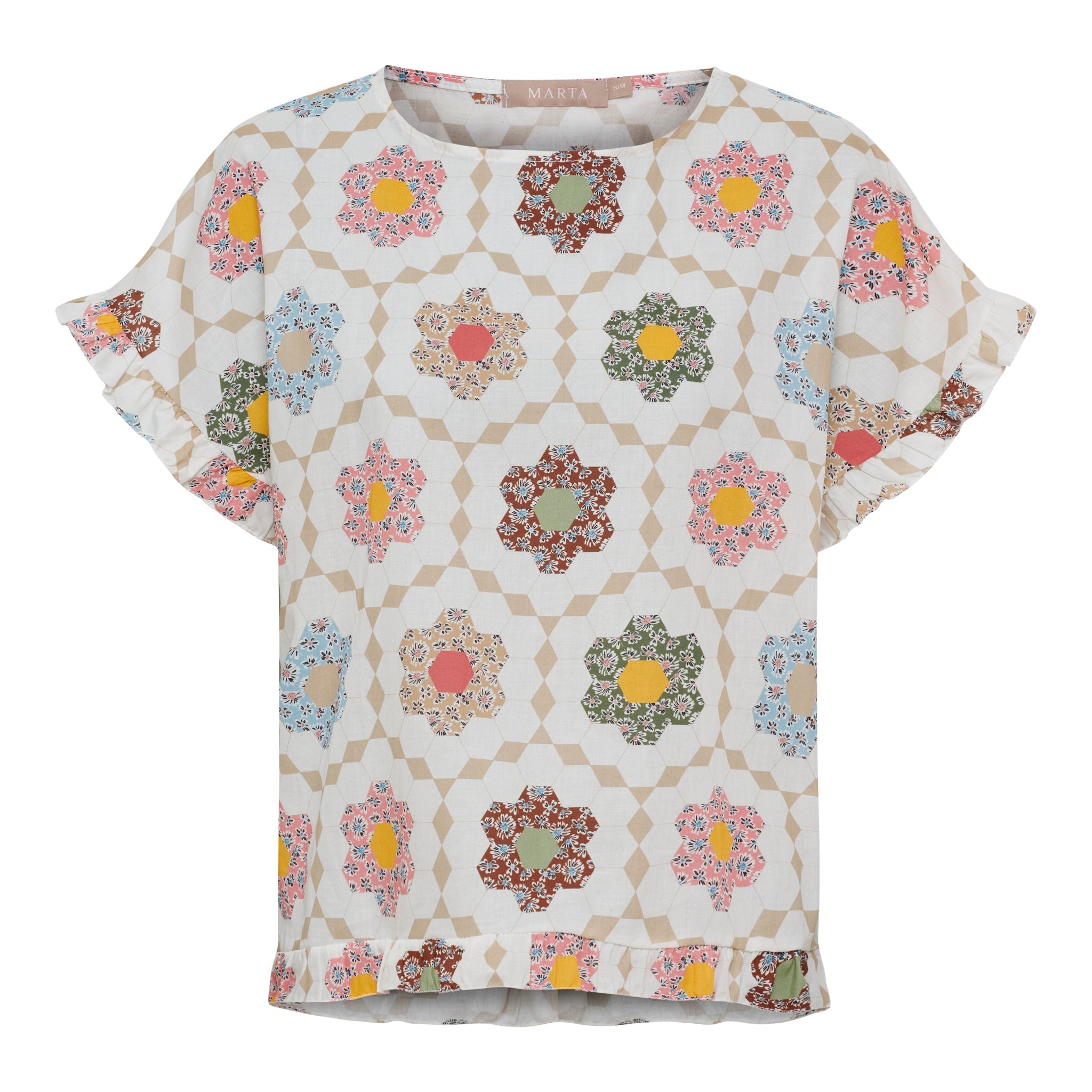 MDC Kasimira top beige 1401 - Online-Mode