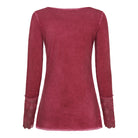MDC lace t-shirt bordeuax - Online-Mode