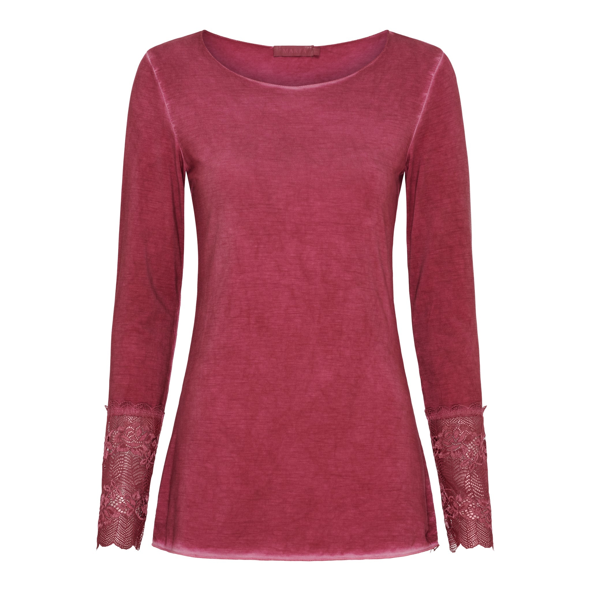 MDC lace t-shirt bordeuax - Online-Mode