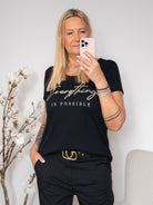 MDC Lillian tee black - Online-Mode
