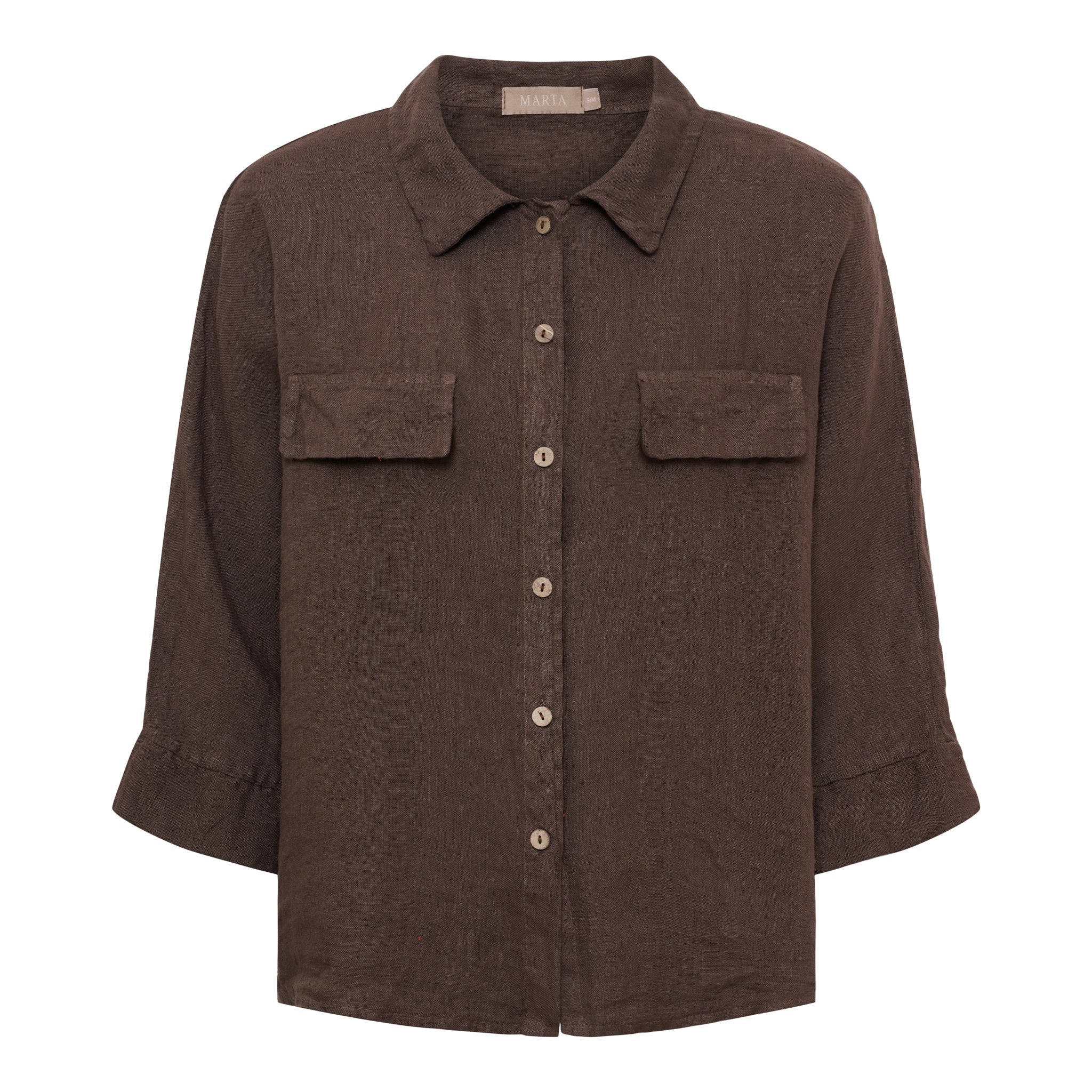 MDC Malisa hør jacket mocha - Online-Mode