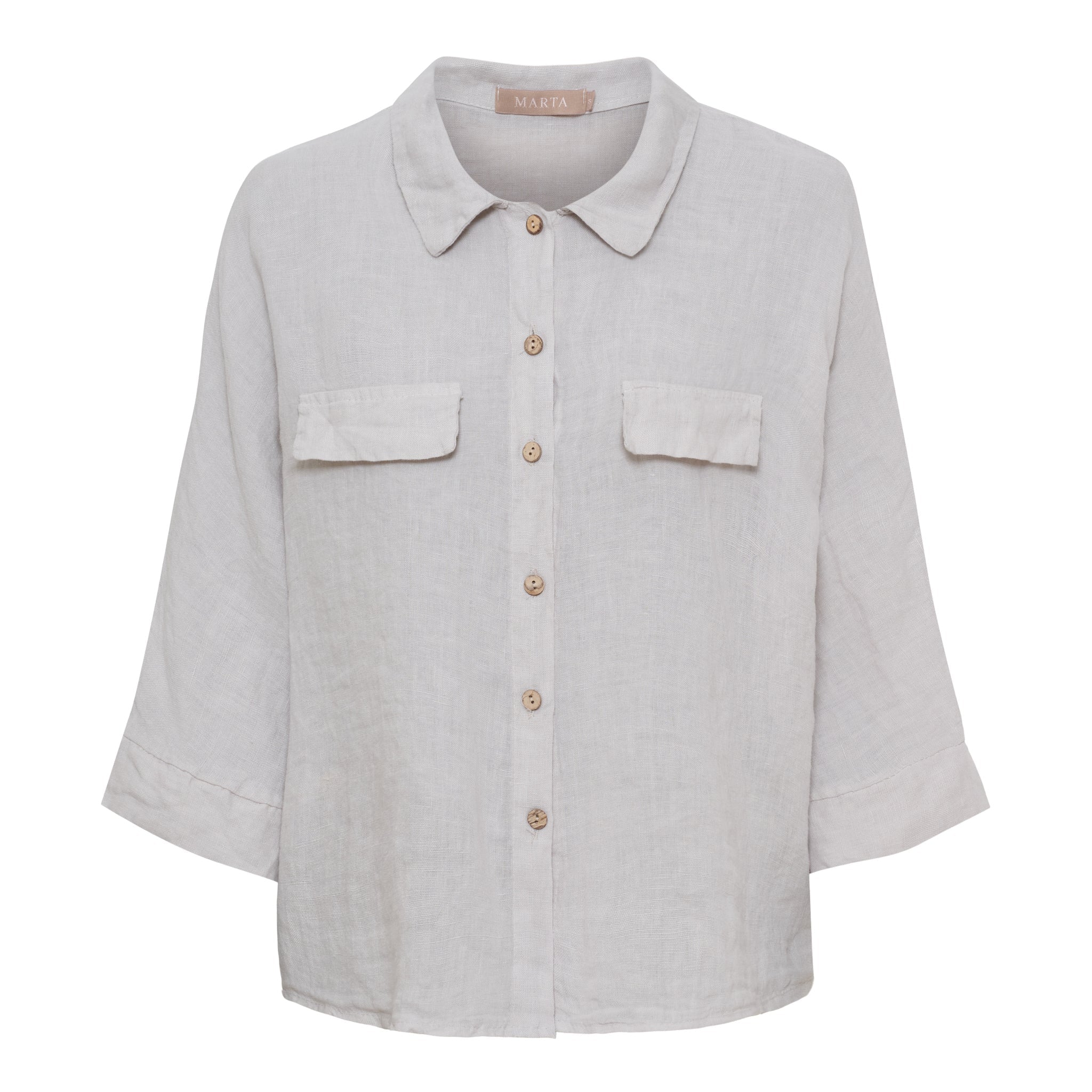 MDC Malisa hør jacket sabbia - Online-Mode