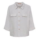 MDC Malisa hør jacket sabbia - Online-Mode