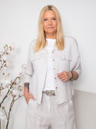 MDC Malisa hør jacket sabbia - Online-Mode