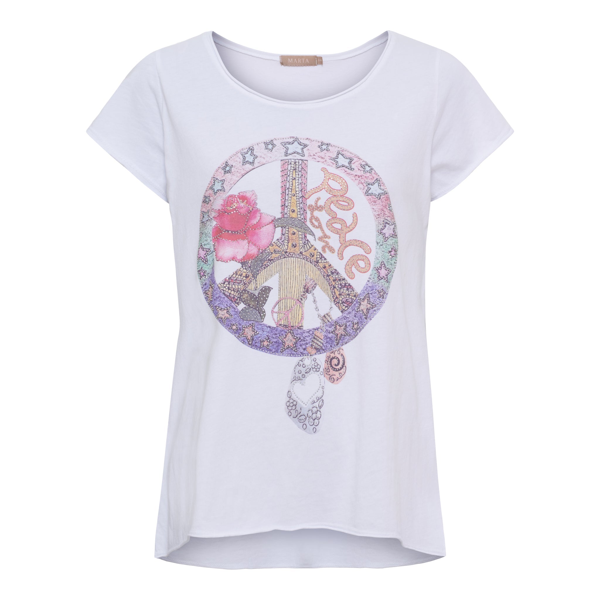 MDC Marie tee multi peace - Online-Mode