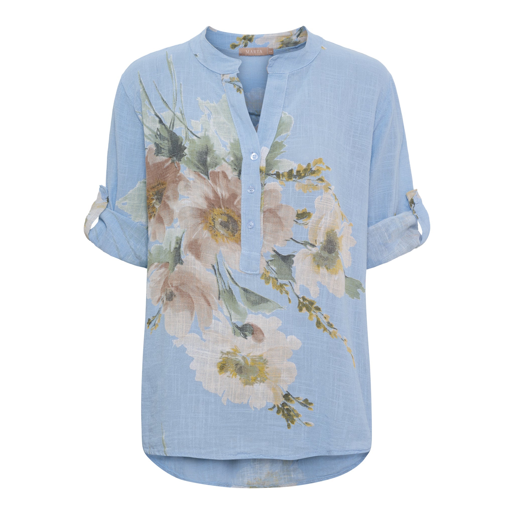 MDC Nadira shirt celeste - Online-Mode