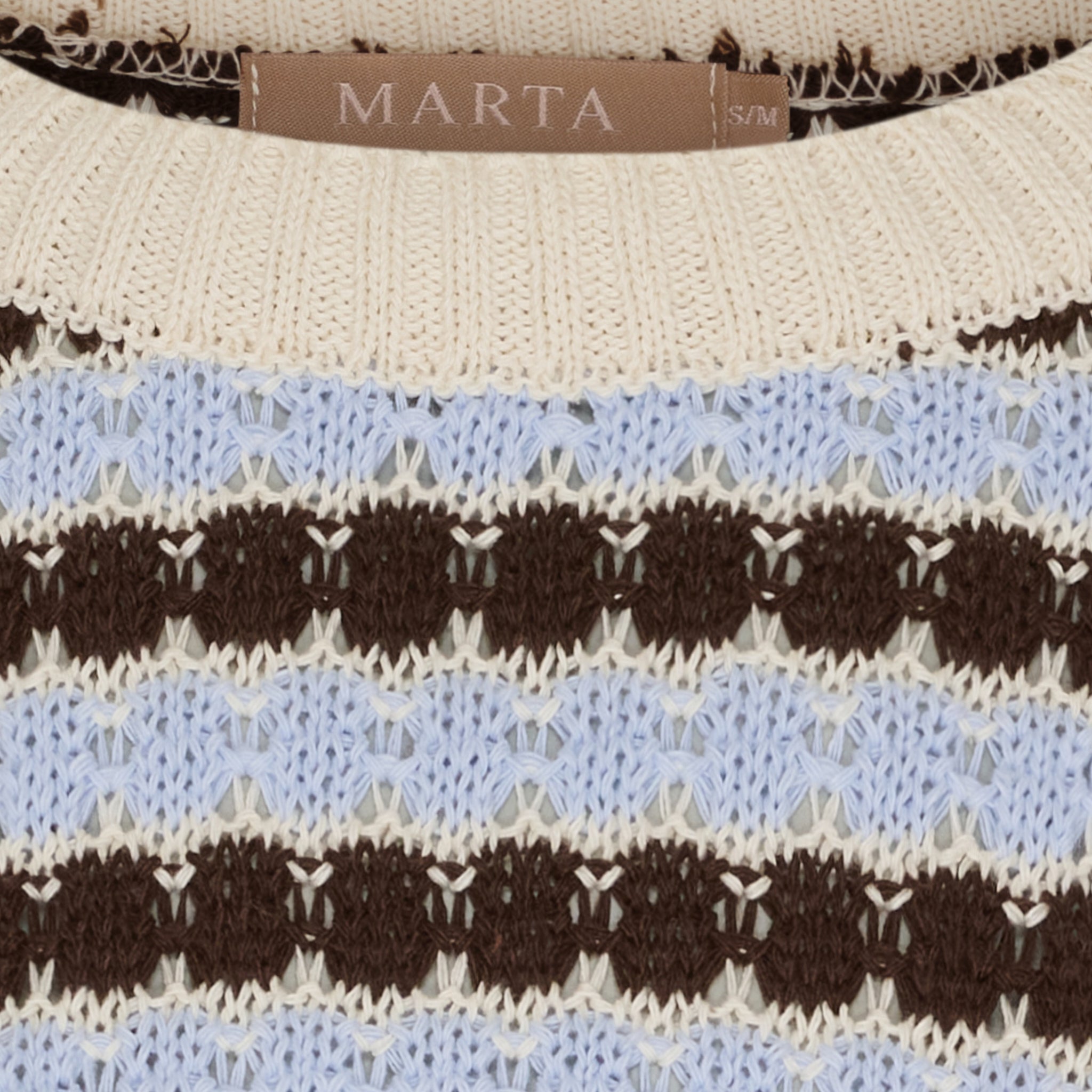MDC Nivelle knit moro/celeste - Online-Mode