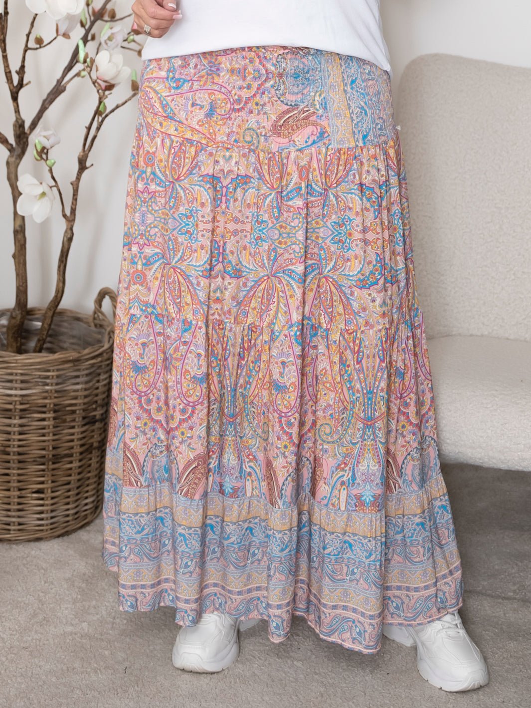 MDC Princess skirt 4174 print rosa - Online-Mode
