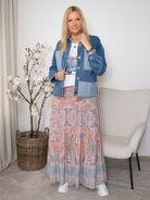 MDC Princess skirt 4174 print rosa - Online-Mode