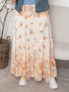 MDC Princess skirt 7854 print beige - Online-Mode