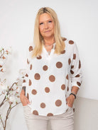 MDC Riva blouse brown - Online-Mode