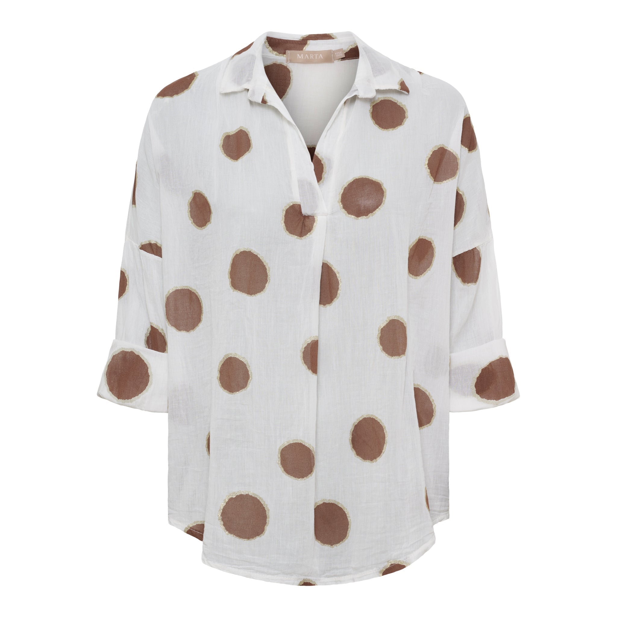 MDC Riva blouse brown - Online-Mode