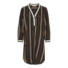 MDC Saylor dress black/camello - Online-Mode