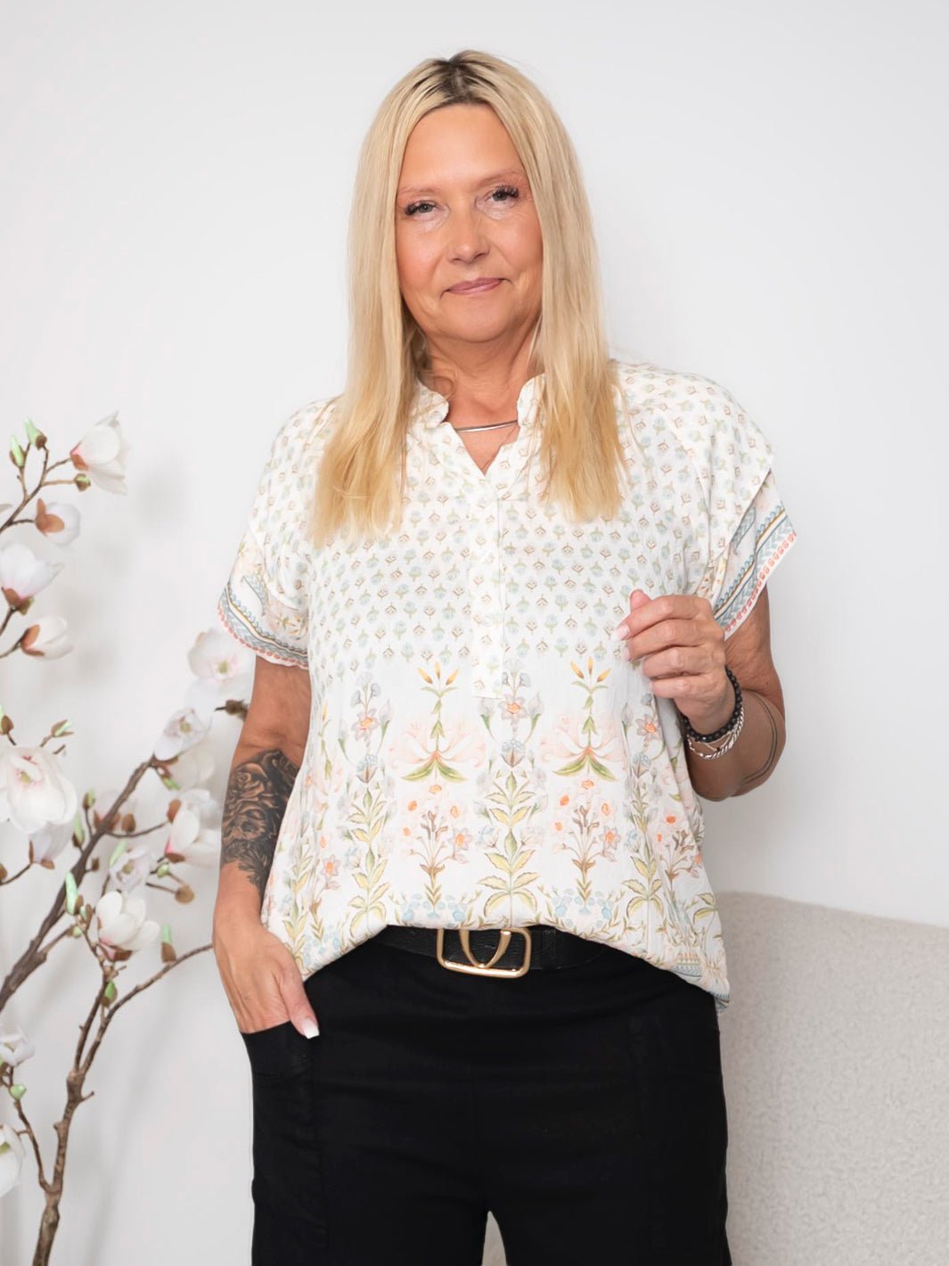 MDC Stinna shirt aqua - Online-Mode