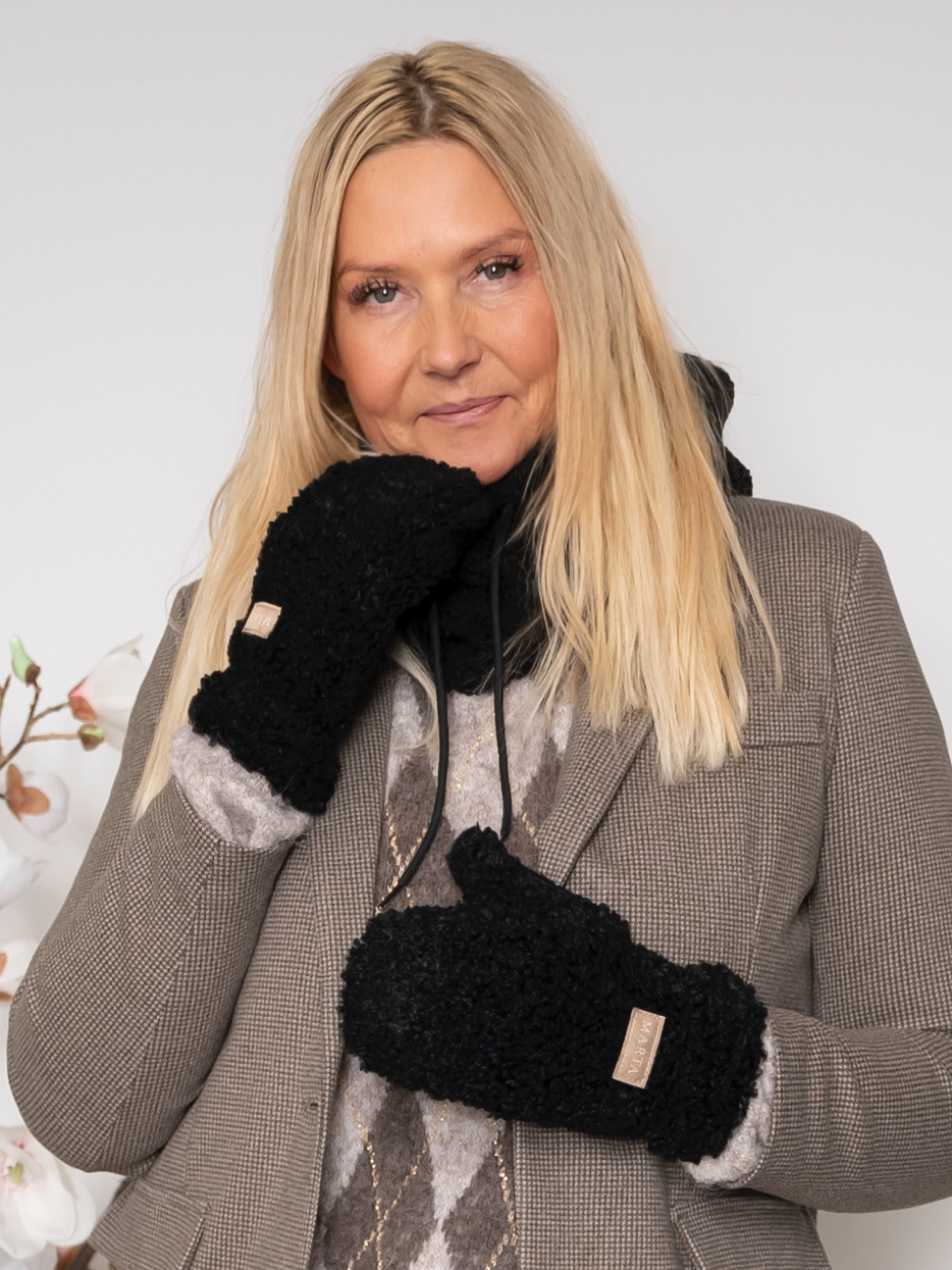 MDC Teddy mitten black - Online-Mode