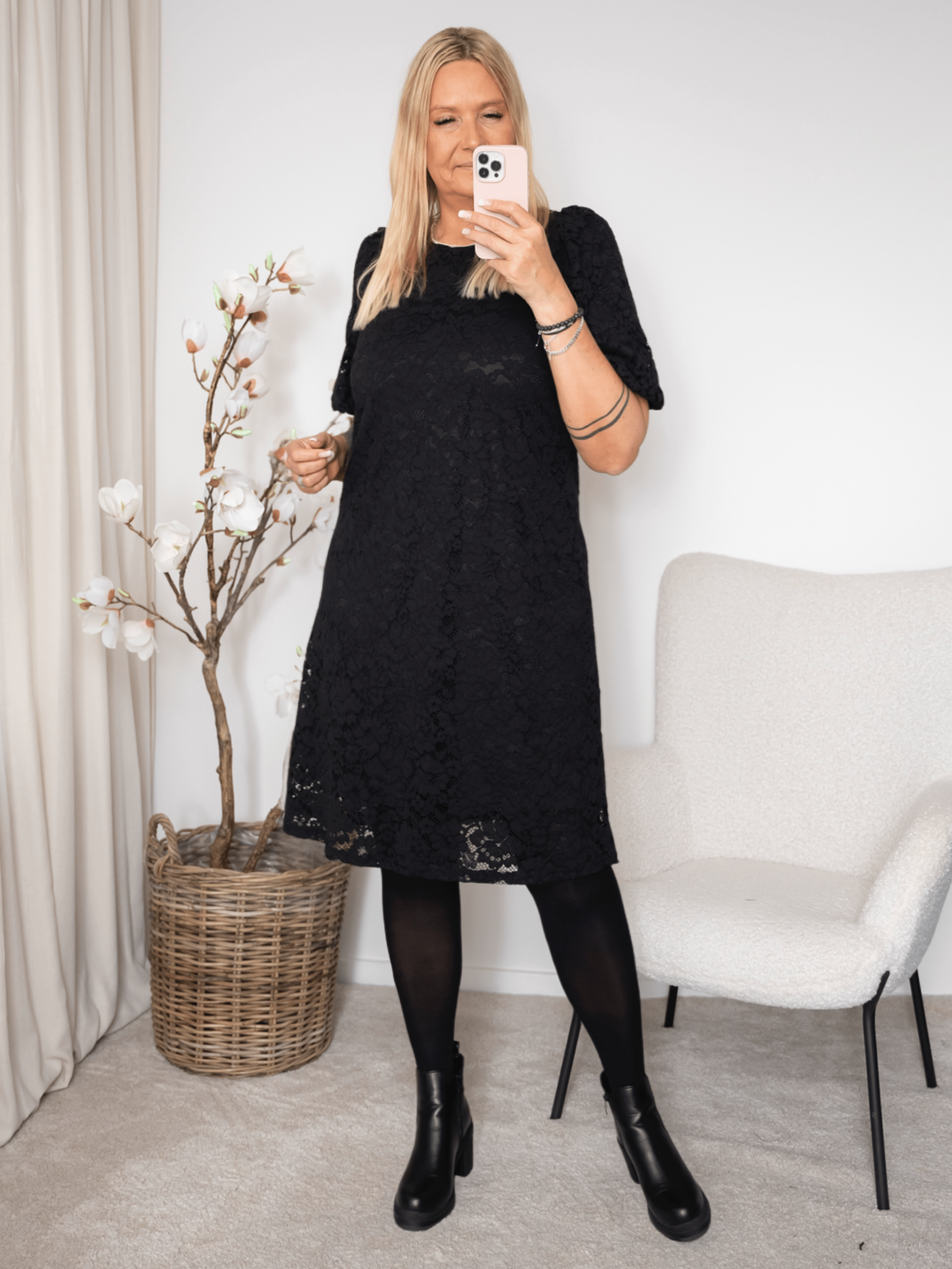 MDC Yuna dress black - Online-Mode