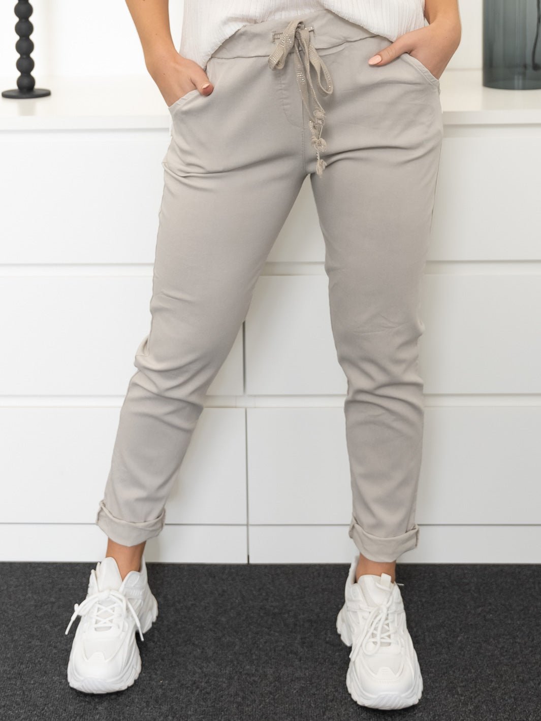 Melissa pants beige - Online-Mode