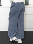 Nora pants navy stripe - Online-Mode