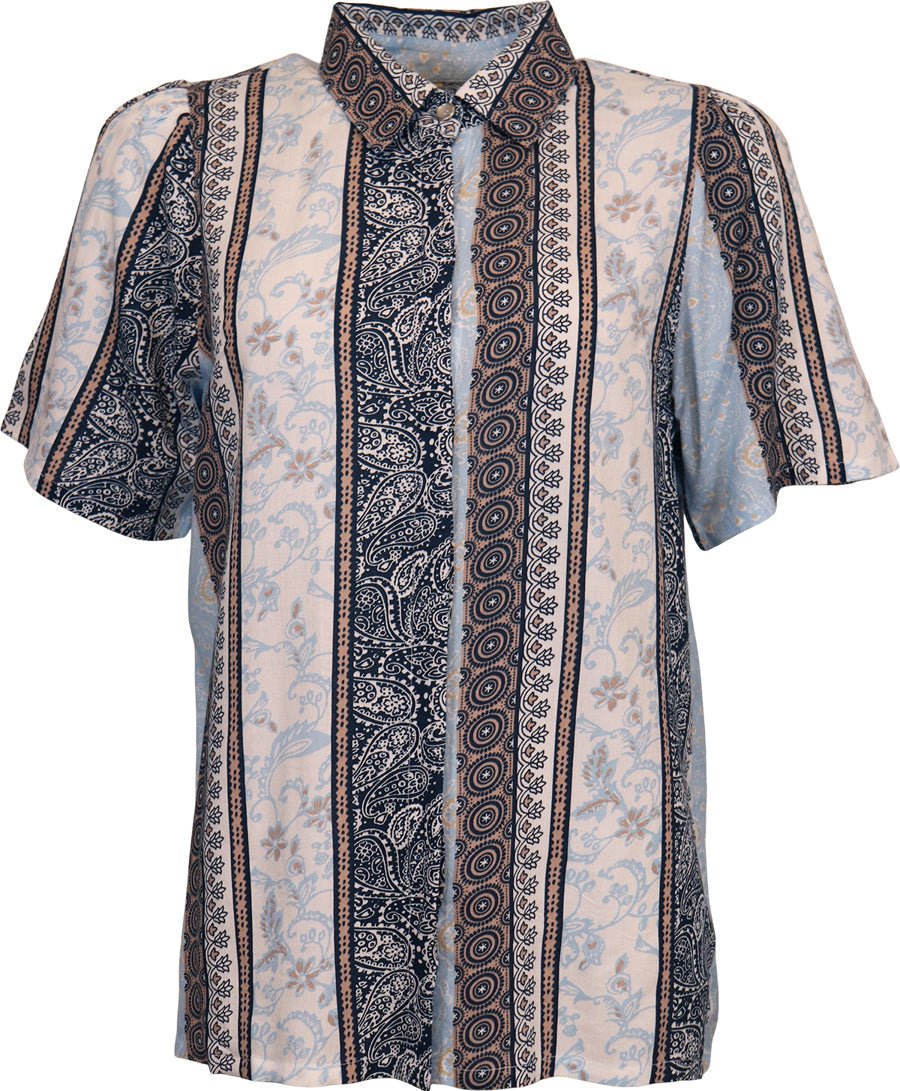 Ofelia Leslie shirt blue - Online-Mode