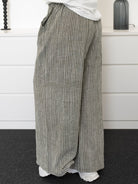 Quinn pants stripe olive - Online - Mode