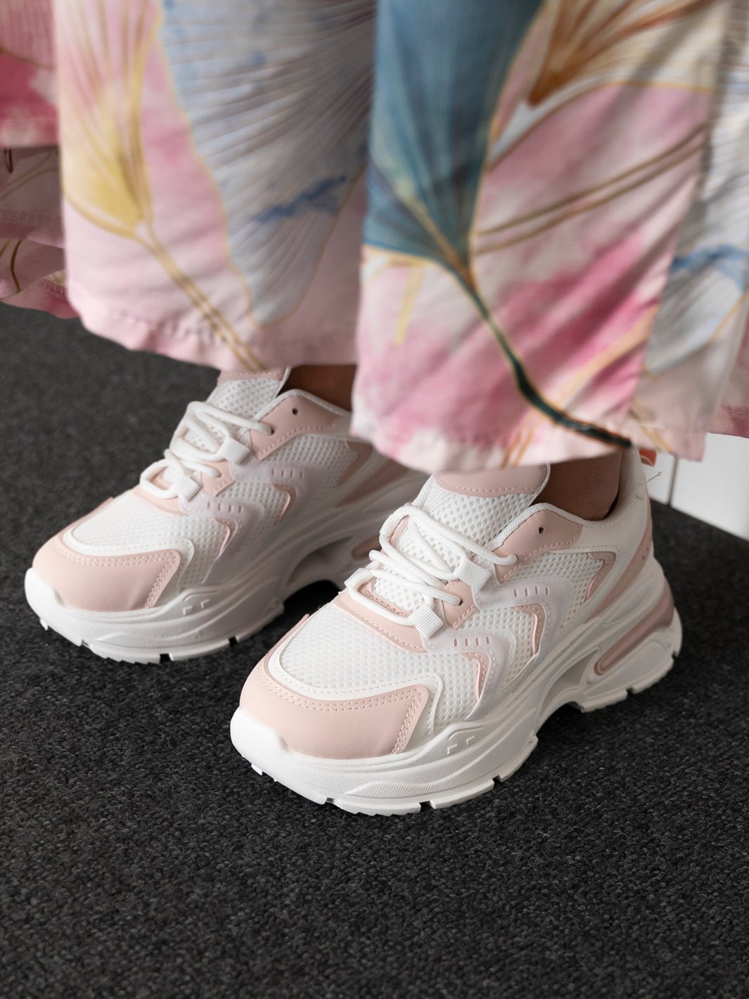 Raven sneakers white/pink - Online-Mode