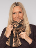 Rijana scarf brown - Online-Mode