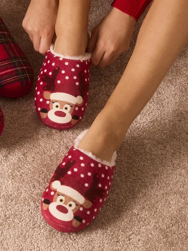 Rudolf Cozy Slippers red - Online - Mode