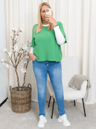 Salli knit green - Online - Mode