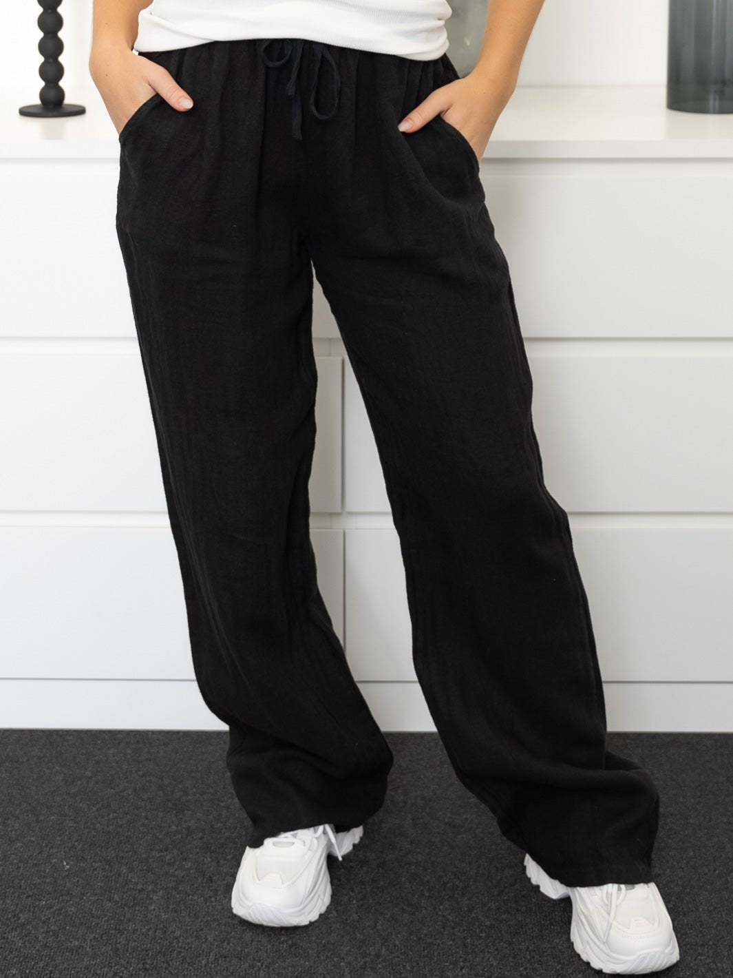 Shay hør pants black - Online - Mode