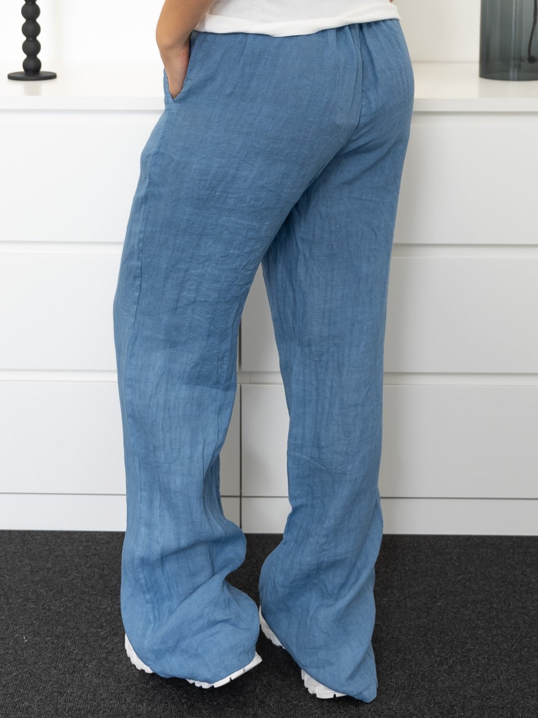 Shay hør pants blue - Online - Mode