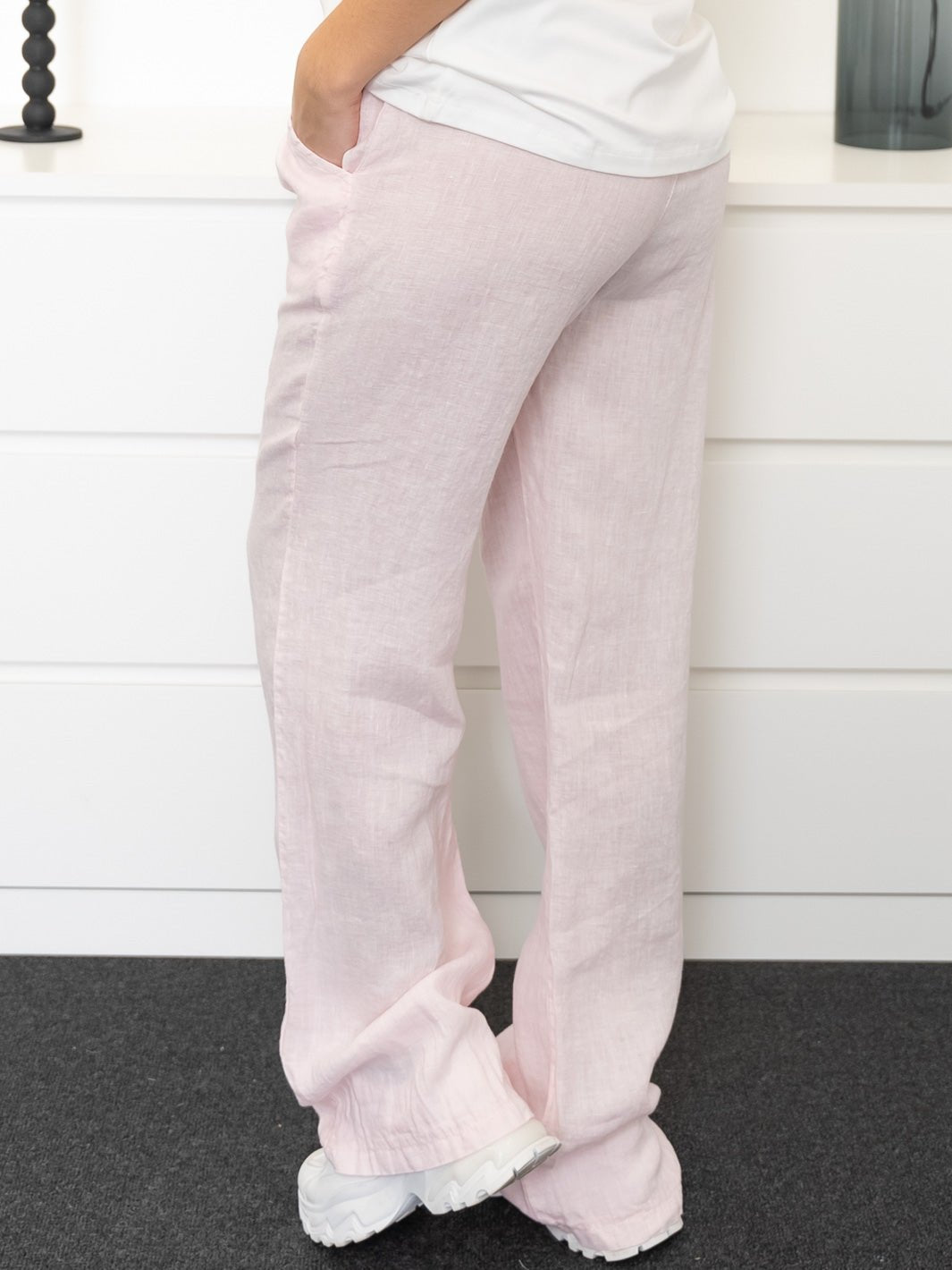 Shay hør pants bright rose - Online - Mode