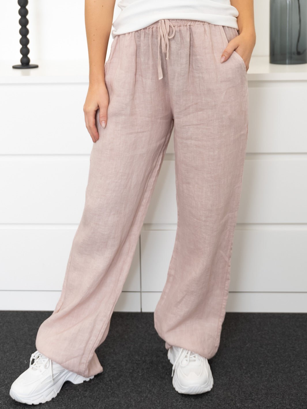 Shay hør pants rose - Online - Mode